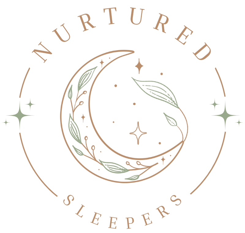 Catherine - Nurtured Sleepers - Green Leaves inside moon